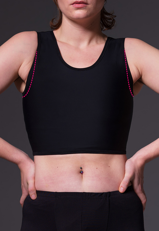 Short Binder Extra Strong black armpit change