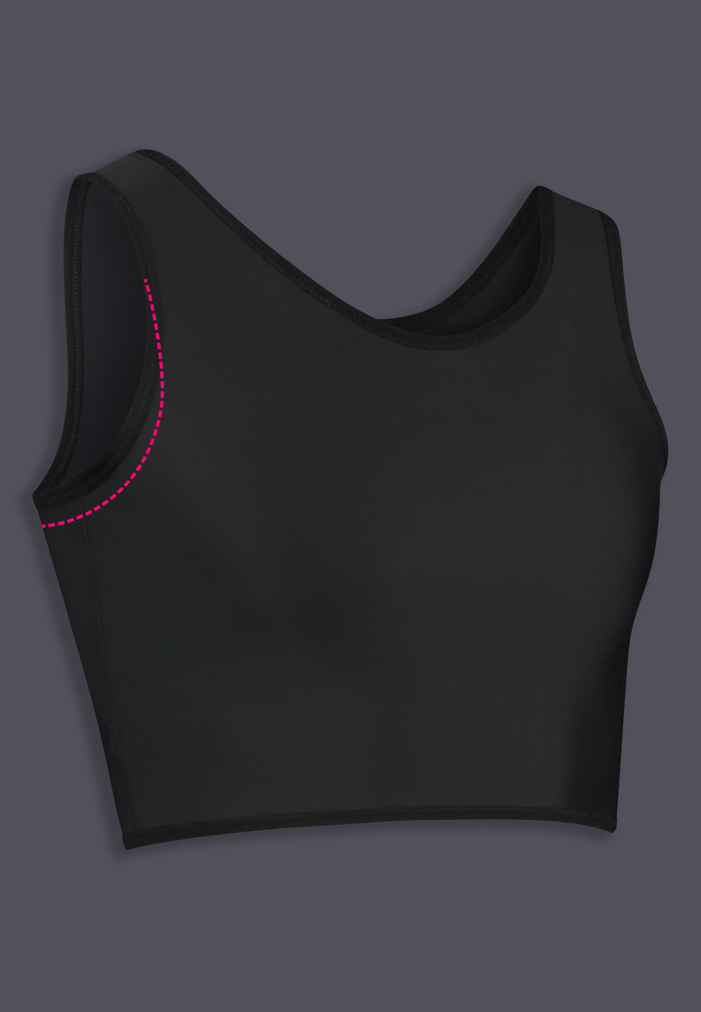 Short Binder Extra Strong black armpit change