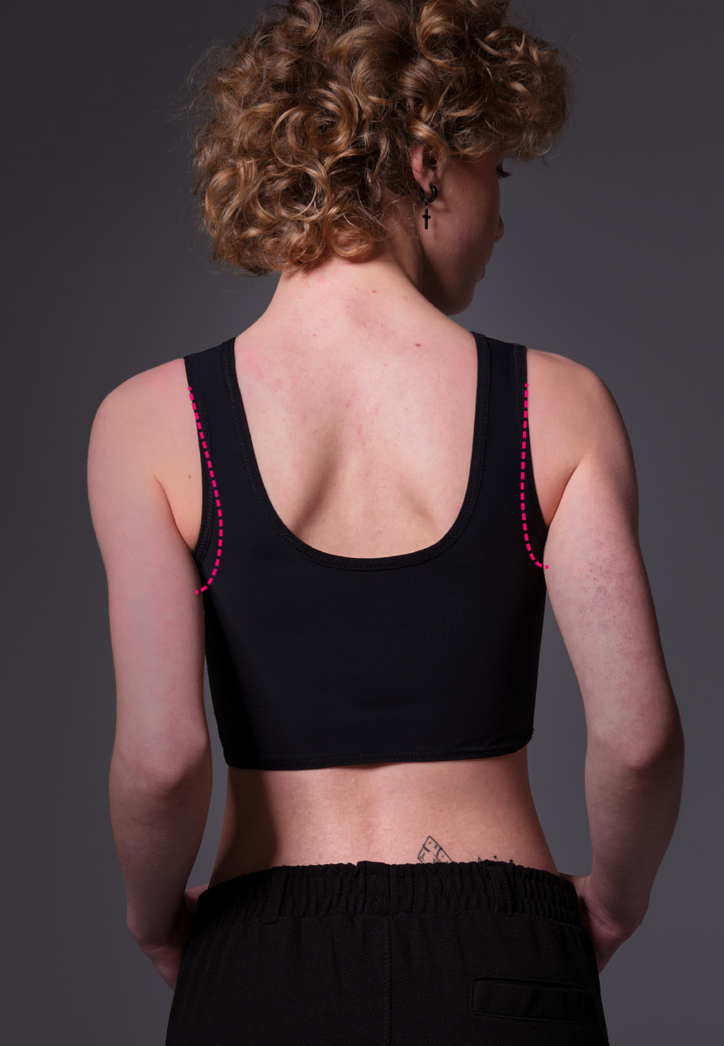 Gym binder Extra Strong black armpit change