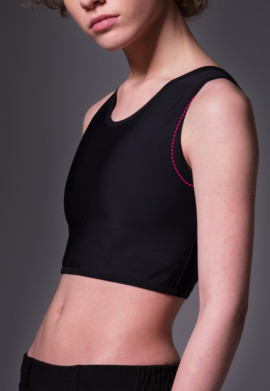 Gym binder Extra Strong black armpit change