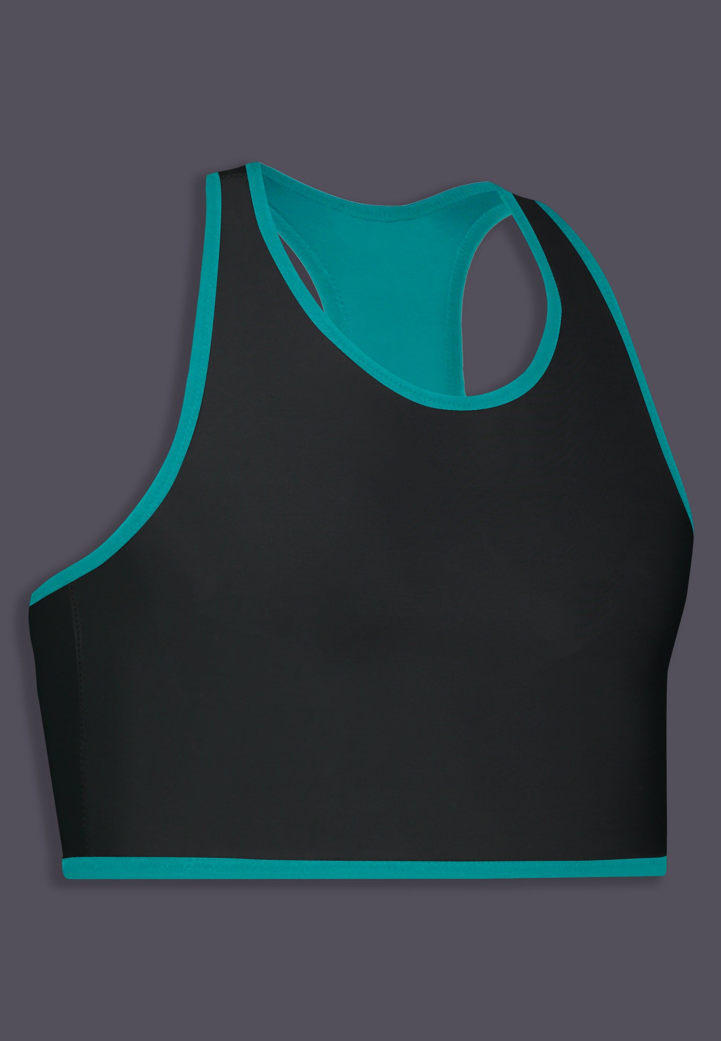 Tank Binder Reversible aqua reversed side view