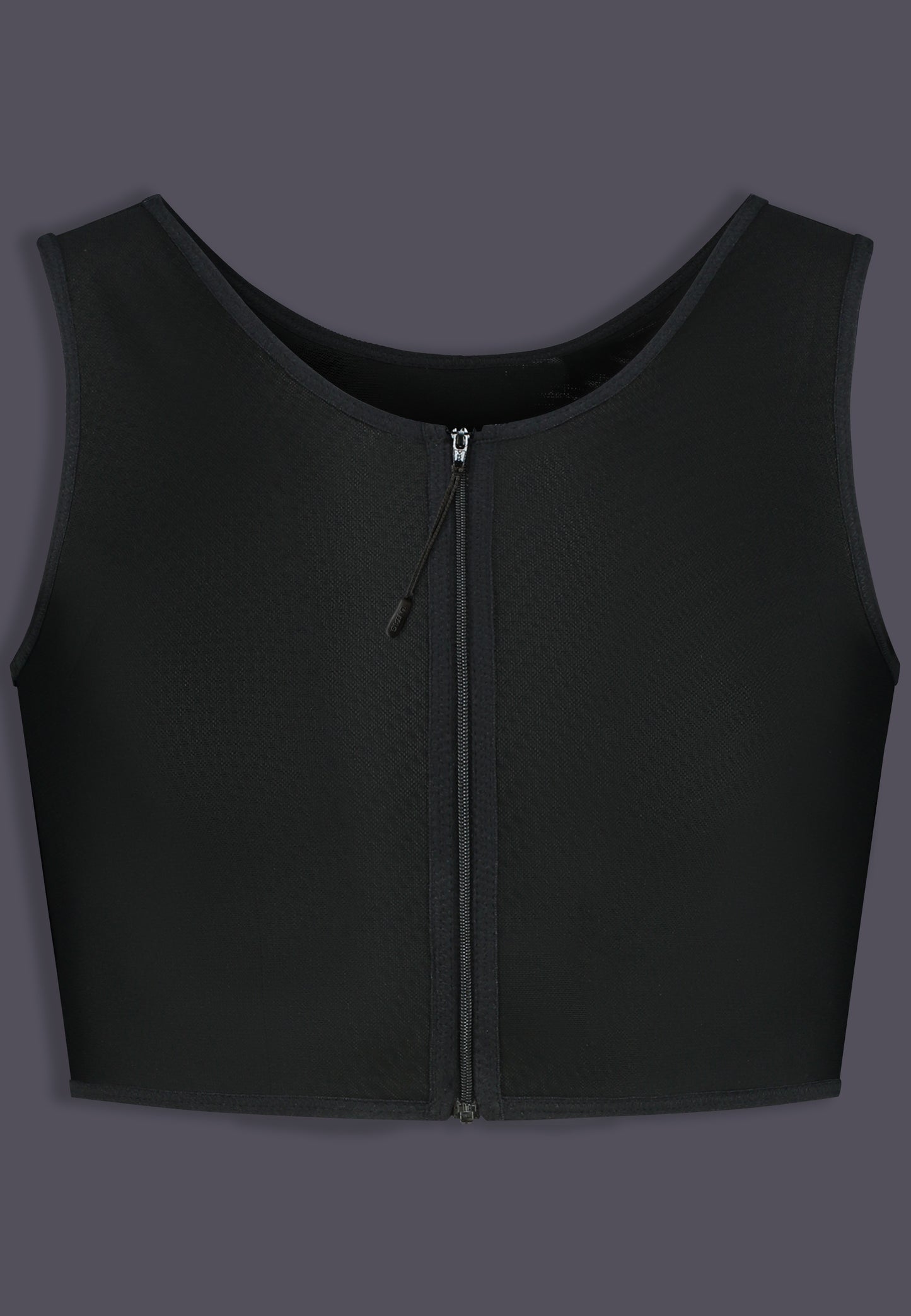 Basic Binder zipper black front view