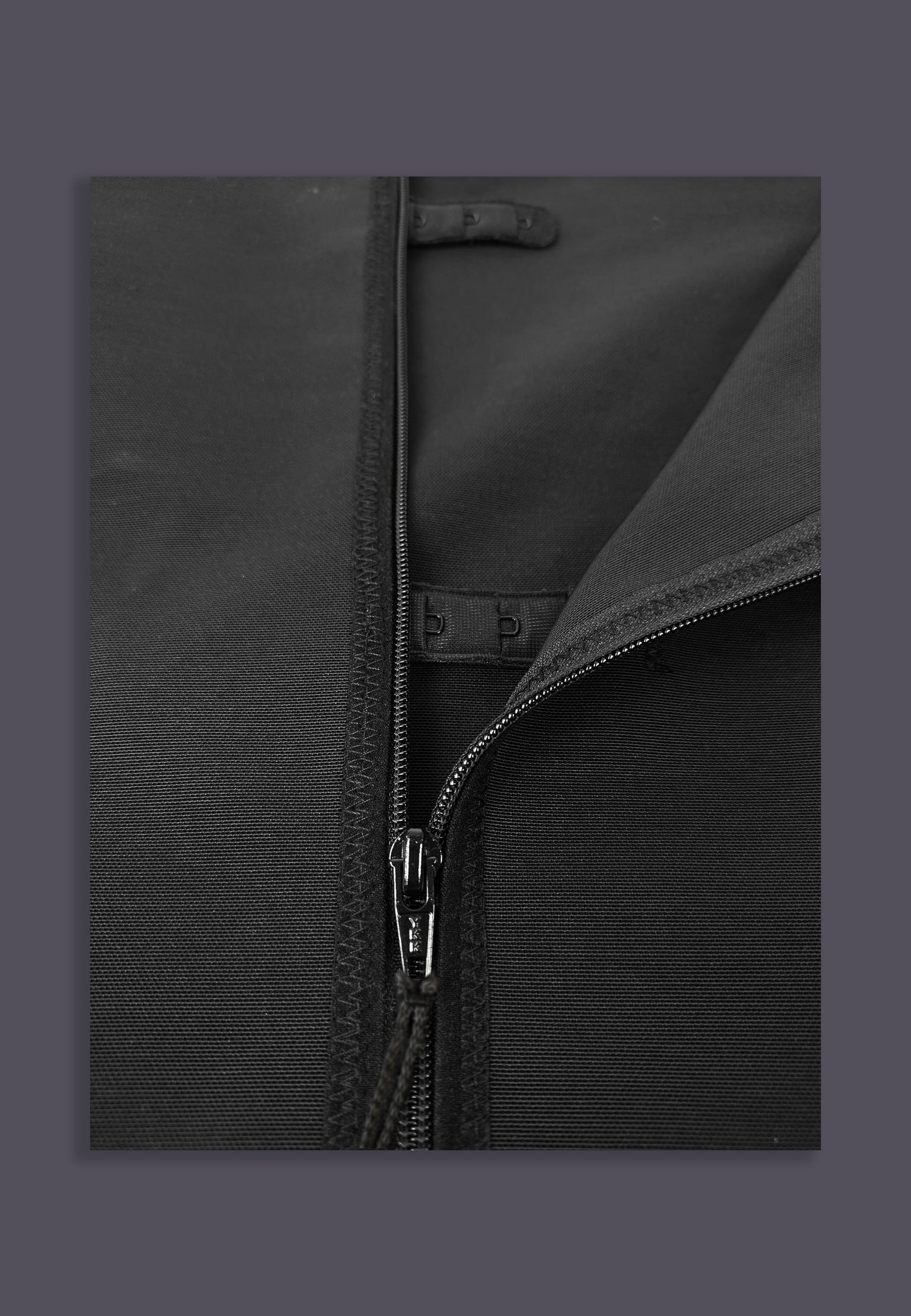 Singlet Binder met rits zwart