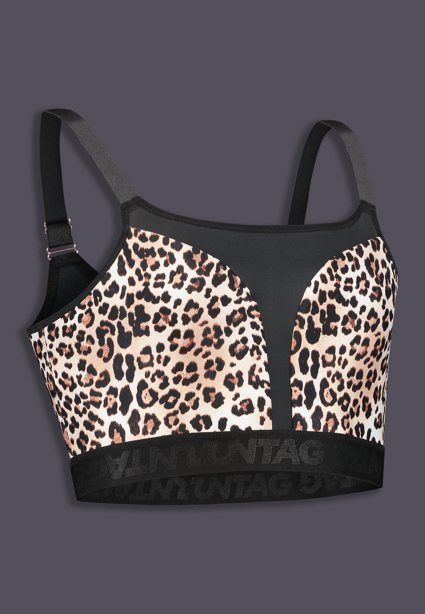 UNTAG athletic chest binder leopard ftm trans fashion