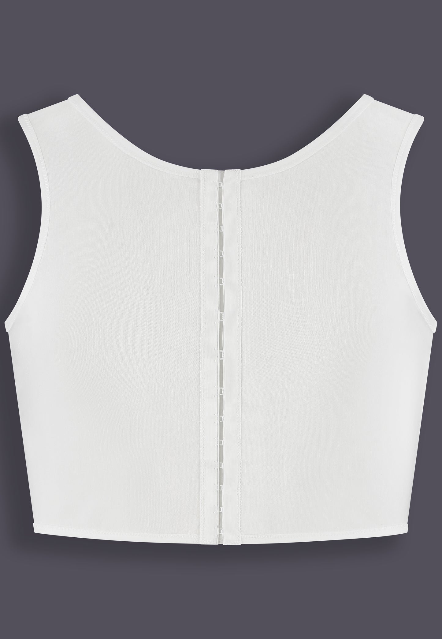 UNTAG Medical Chest Binder post-op surgery white- front