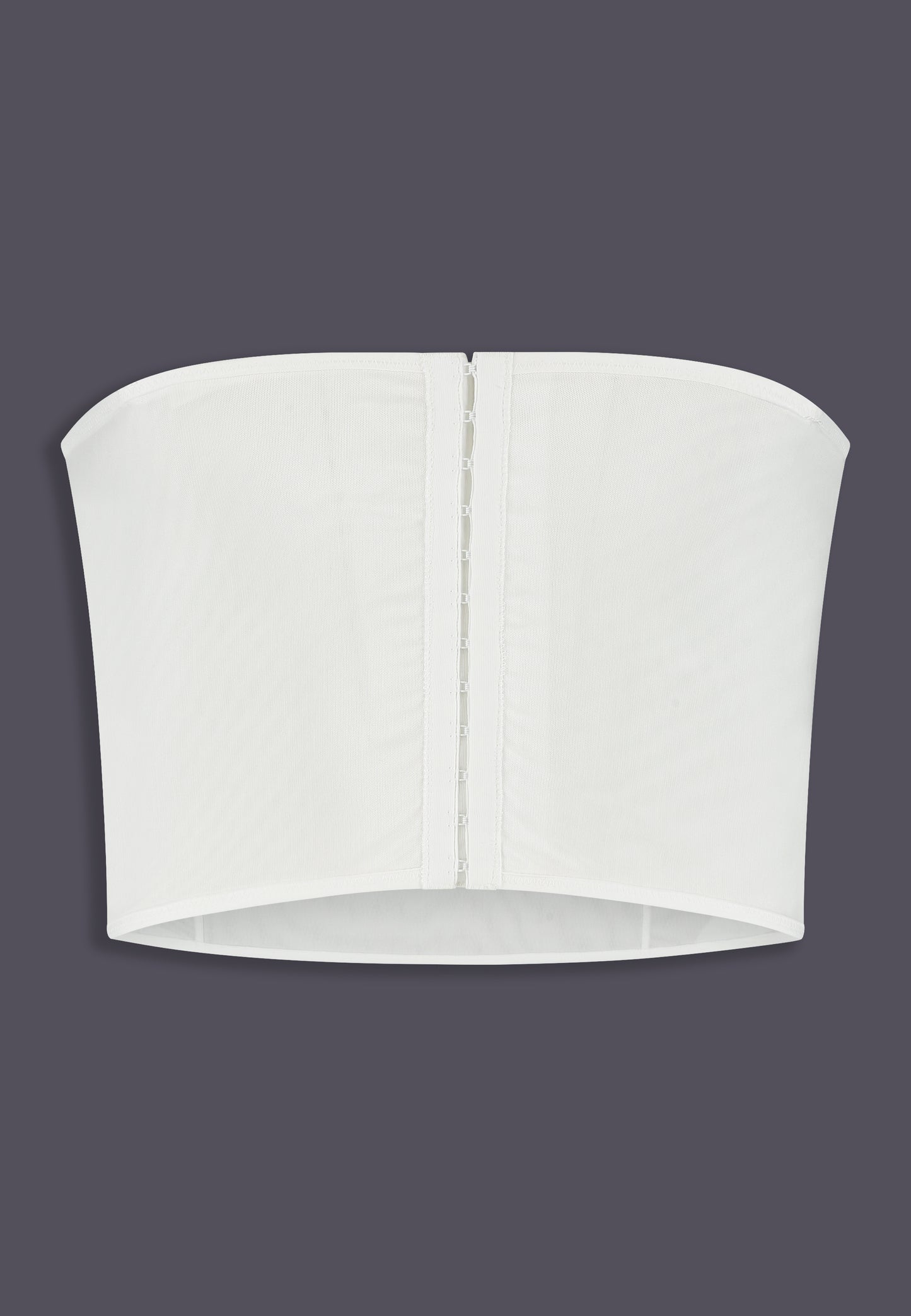 UNTAG FtM trans chest binder top Medical Binder Band white strapless product front