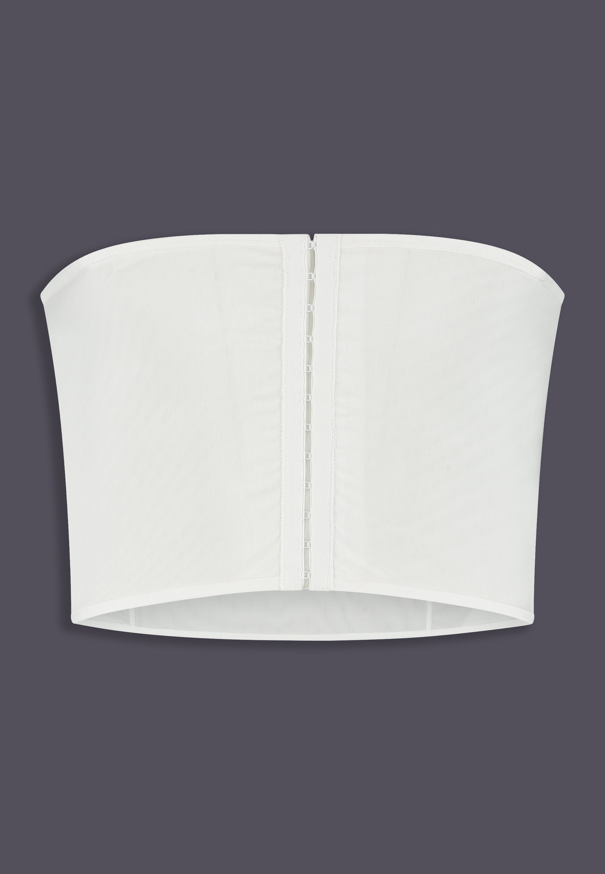 UNTAG FtM trans chest binder top Medical Binder Band white strapless product front
