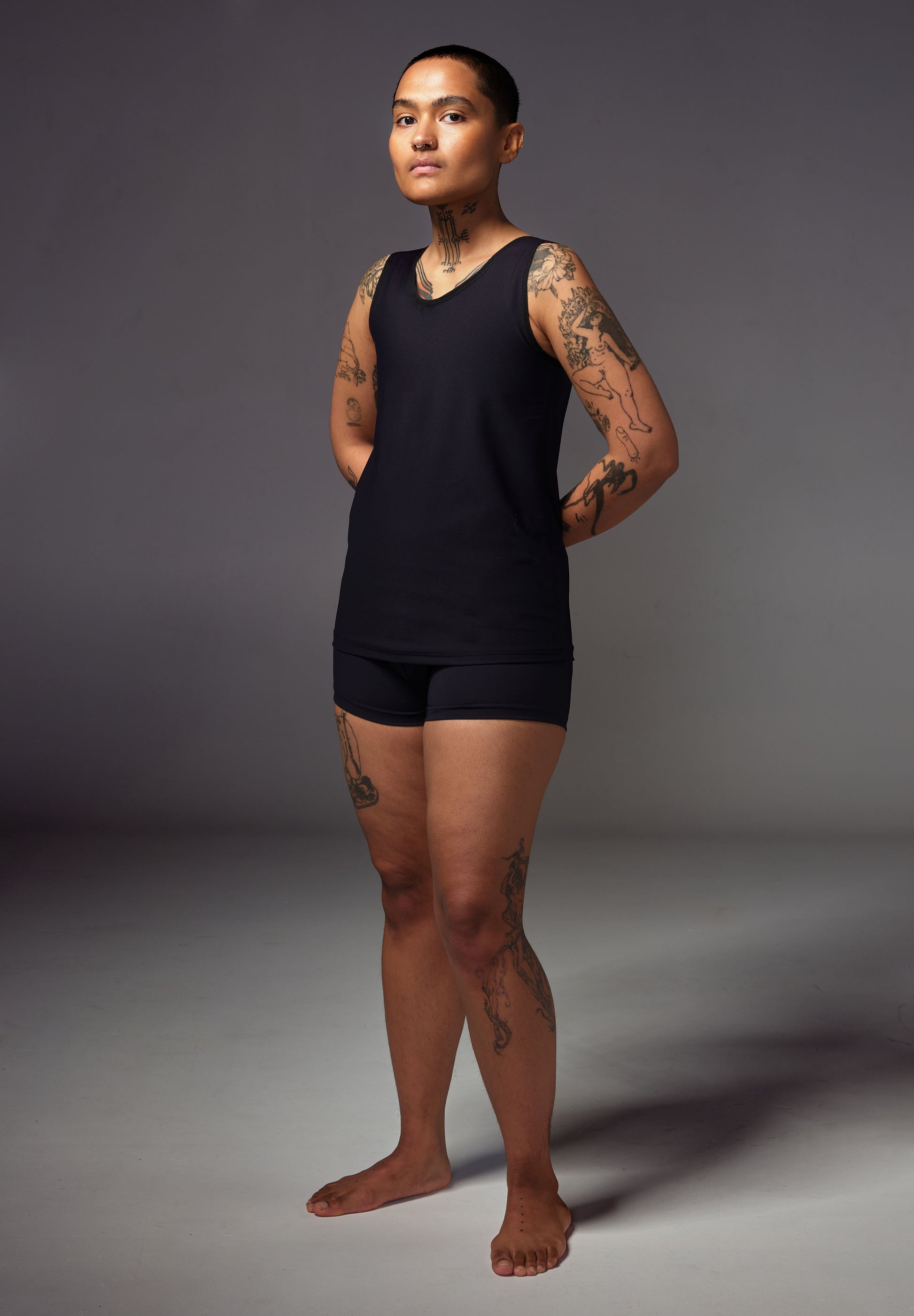 UNTAG Built-in Singlet Chest Binder black FtM trans underwear fashion