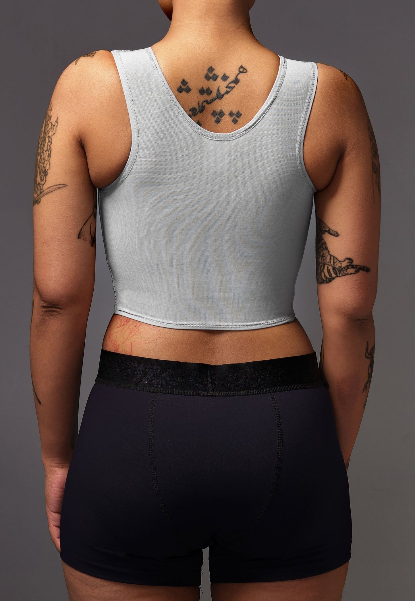 UNTAG Basic Swim Chest Binder grey trans fashion swimwear FtM