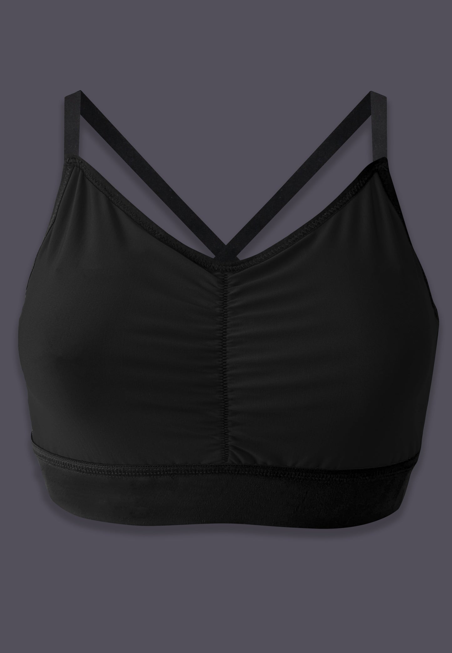 Bra Top black + Realistic Silicone Nipples - BUNDLE