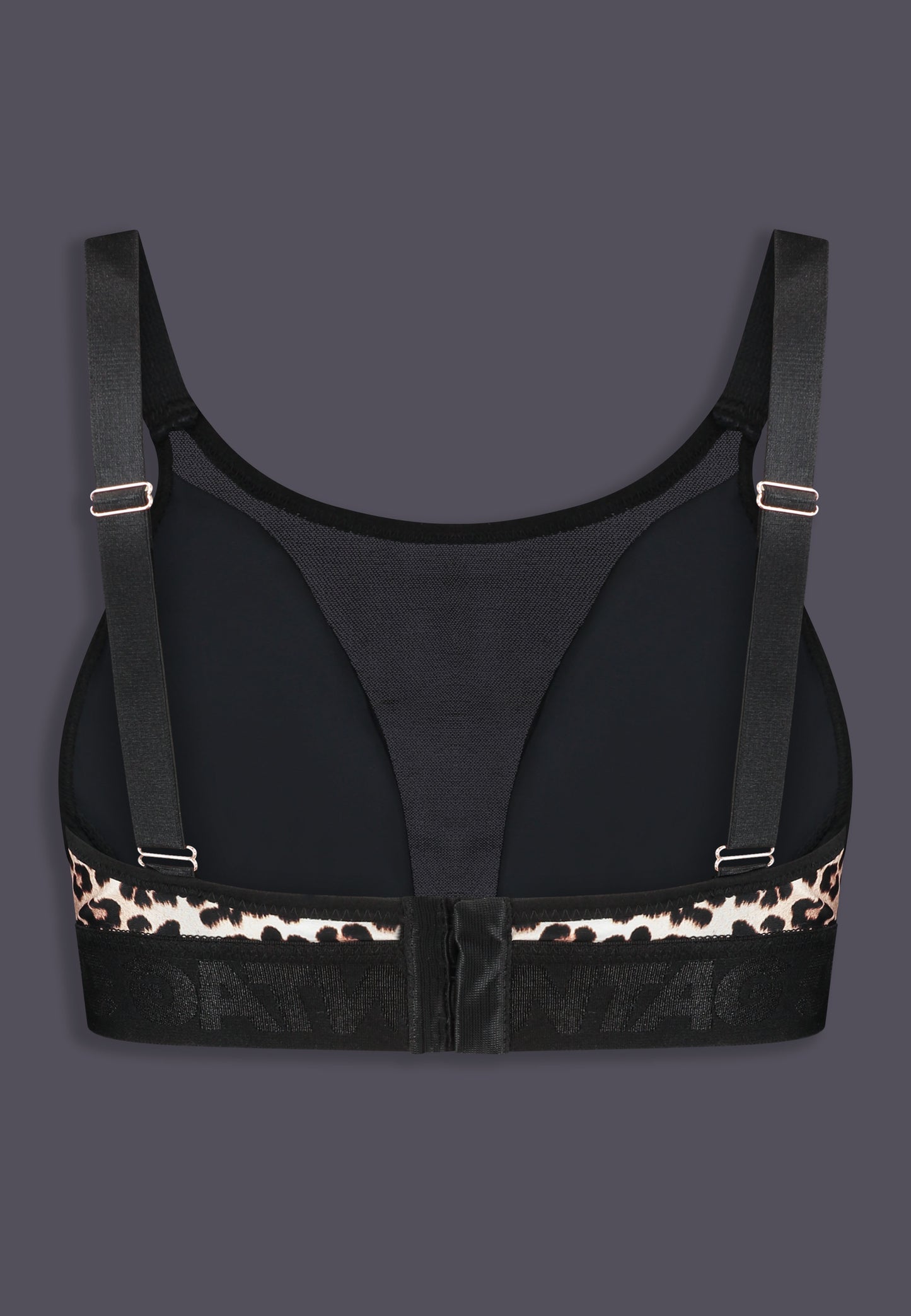 UNTAG Signature Bralette top for prosthetics MtF trans fashion leopard
