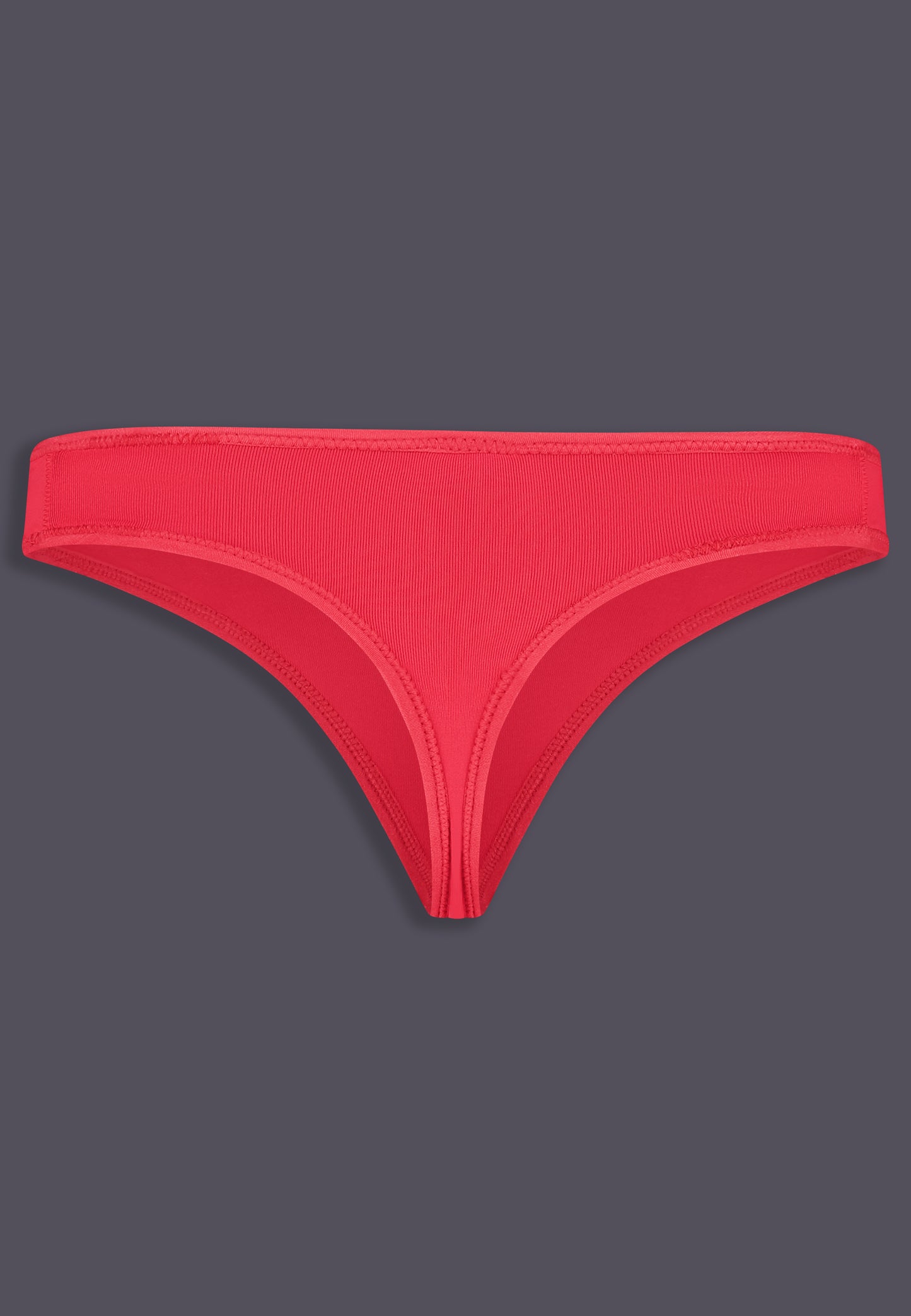 UNTAG MtF trans femme tucking underwear panties thong tanga red - product back
