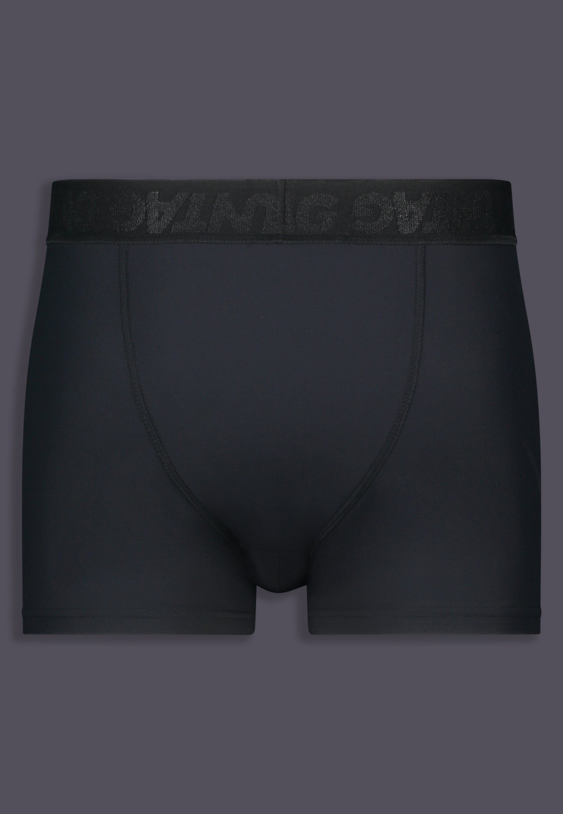 Boxershorts, black, back view - by UNTAG