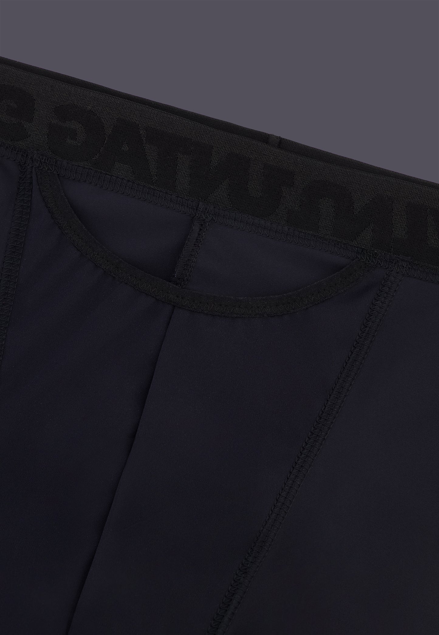 Detail of the packing pouch on the inside of the Boxershorts - by UNTAG