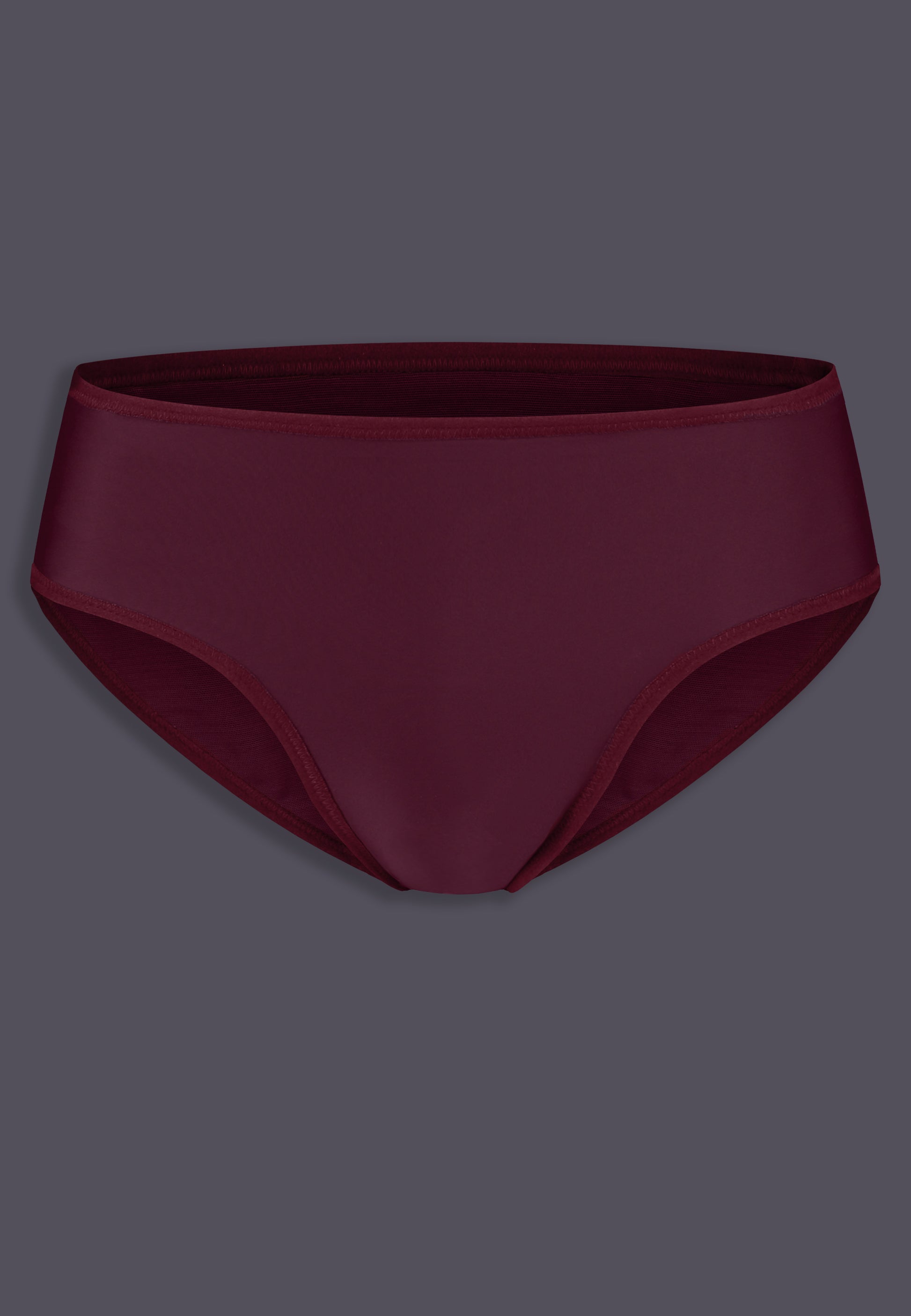 UNTAG MtF trans femme underwear tucking panties burgundy product front