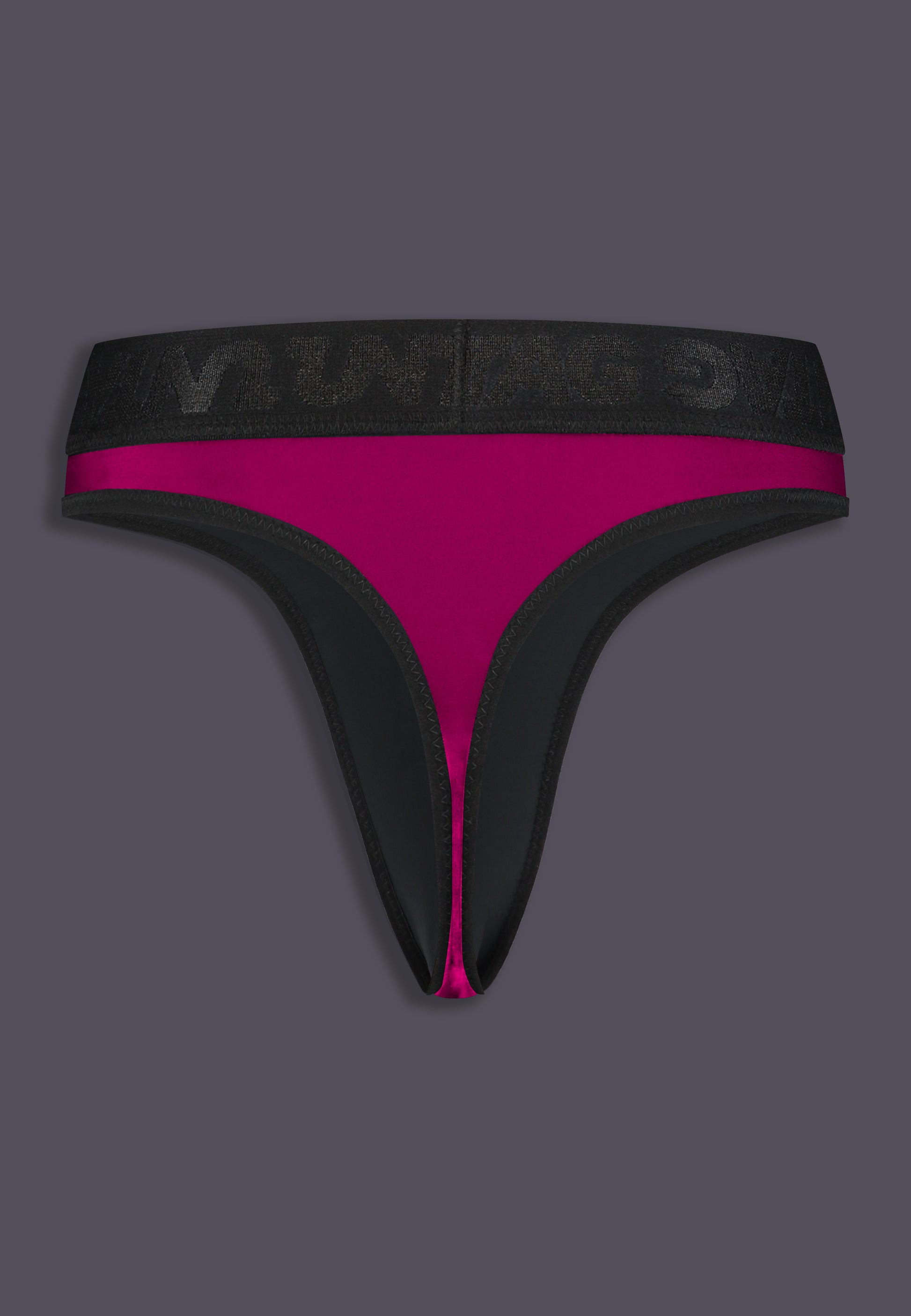UNTAG trans mtf tucking thong hot pink product back