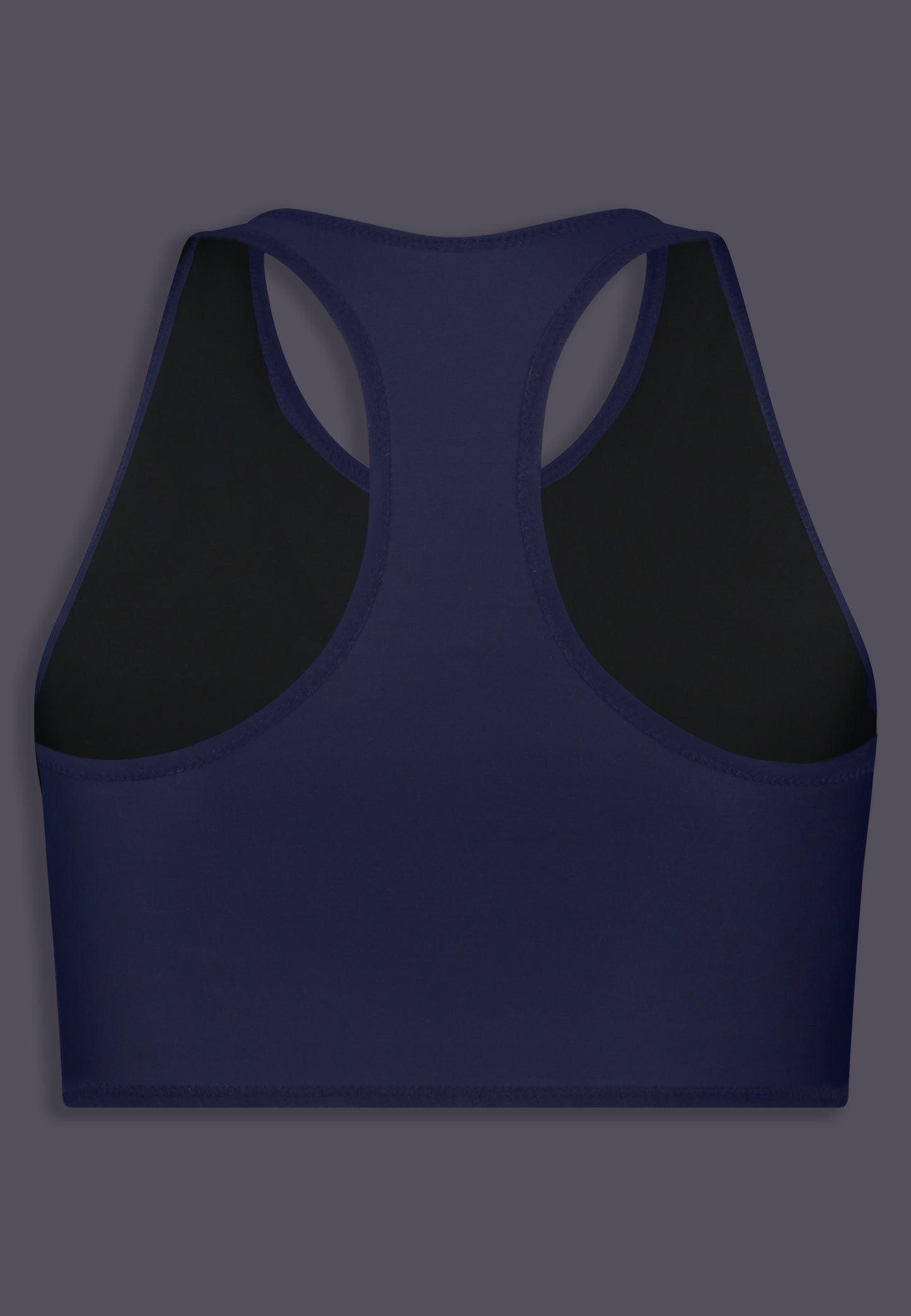 UNTAG trans FtM tank swim chest binder navy product back