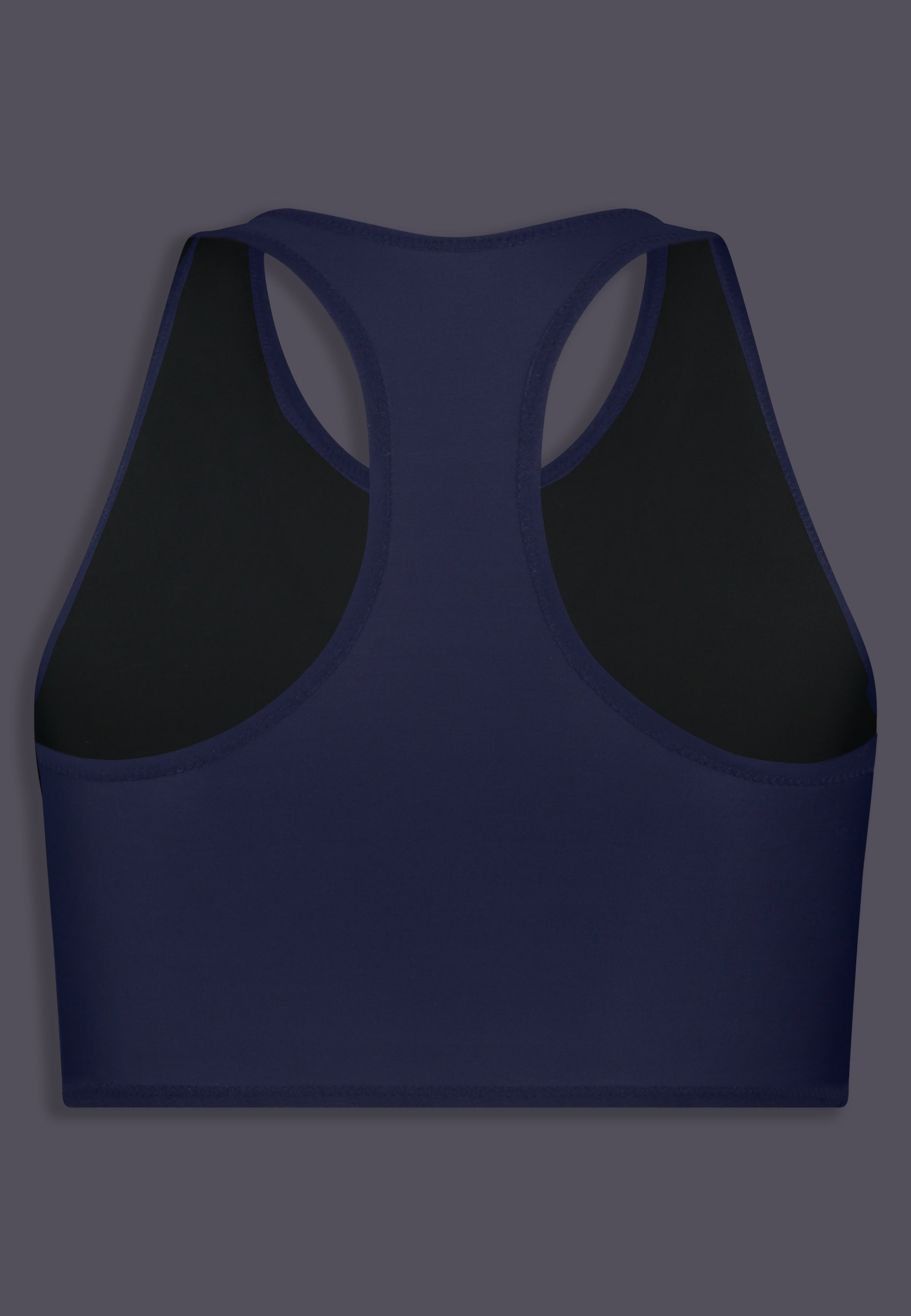 UNTAG trans FtM tank swim chest binder navy product back