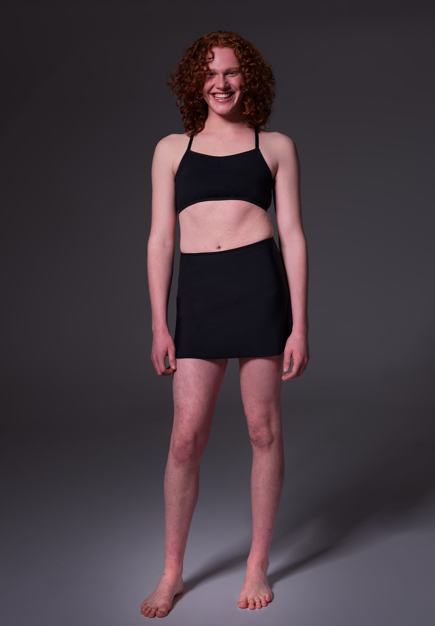 UNTAG Swim Skirt black tucking MtF swimwear trans