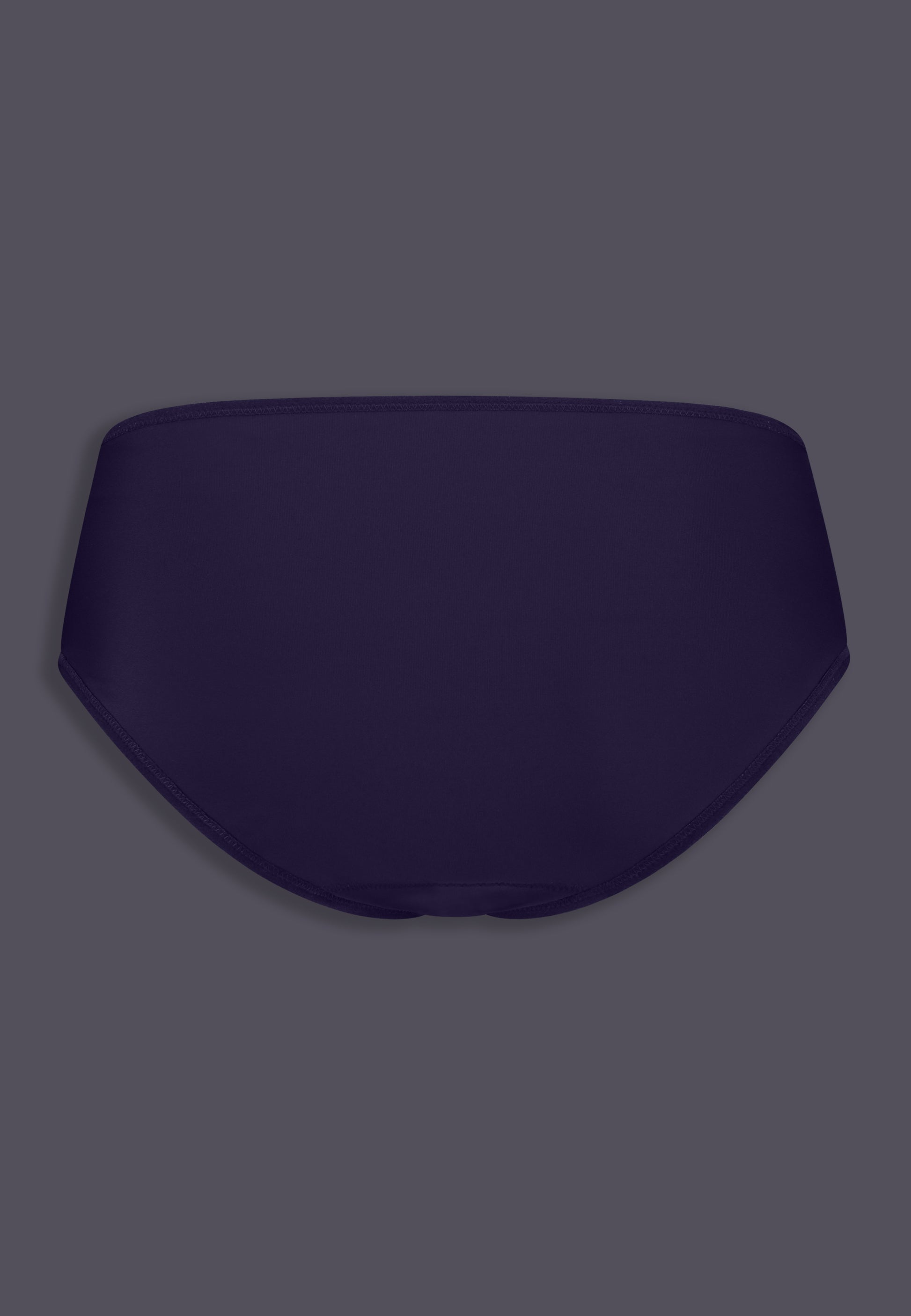 MtF trans Tucking Bikini Brief indigo front underwear queer back