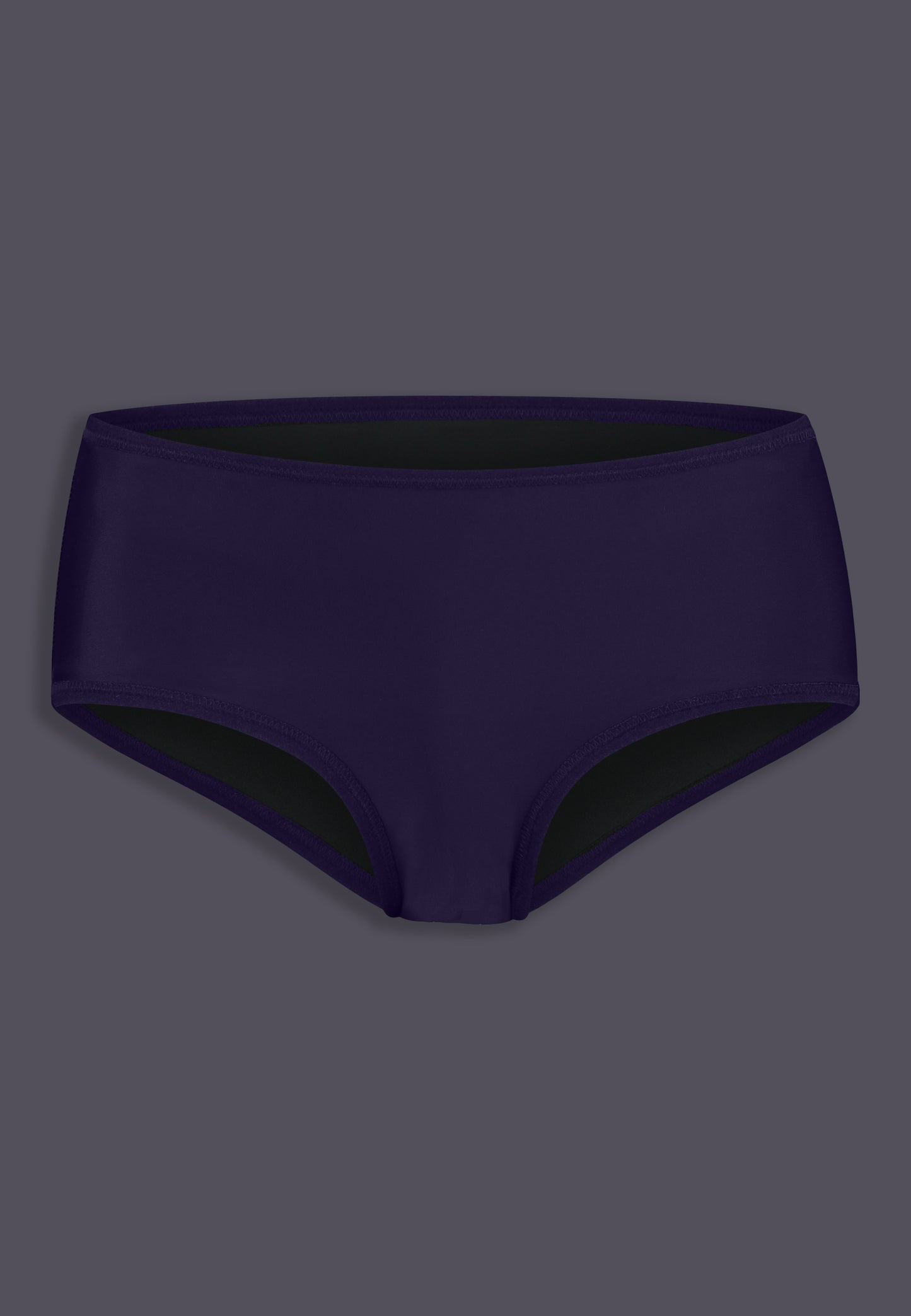 MtF trans Tucking Bikini Brief indigo front product queer