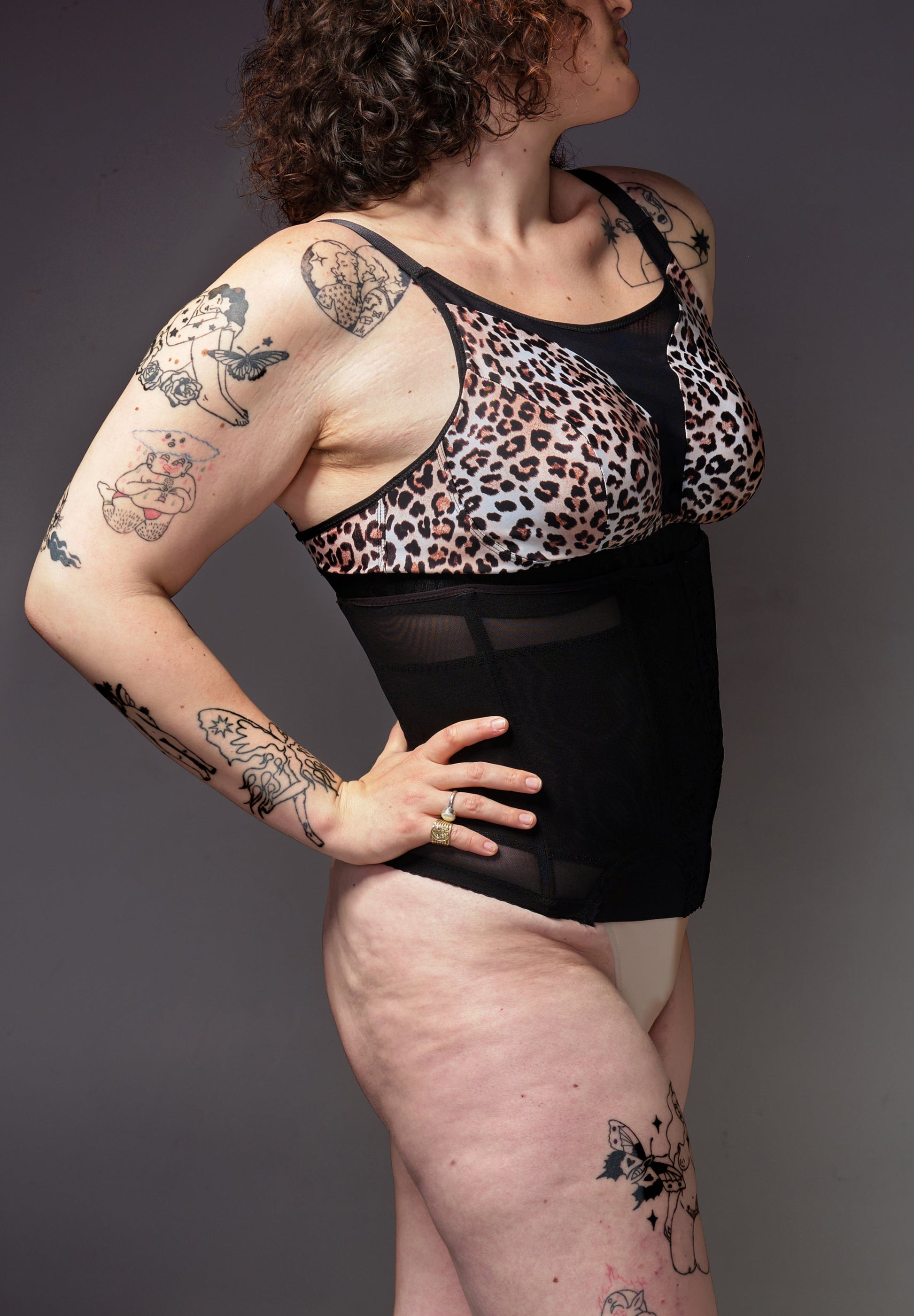 UNTAG corset black lace trans fashion underwear MtF