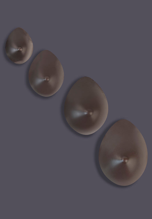 Breast Prostheses oval chocolate
