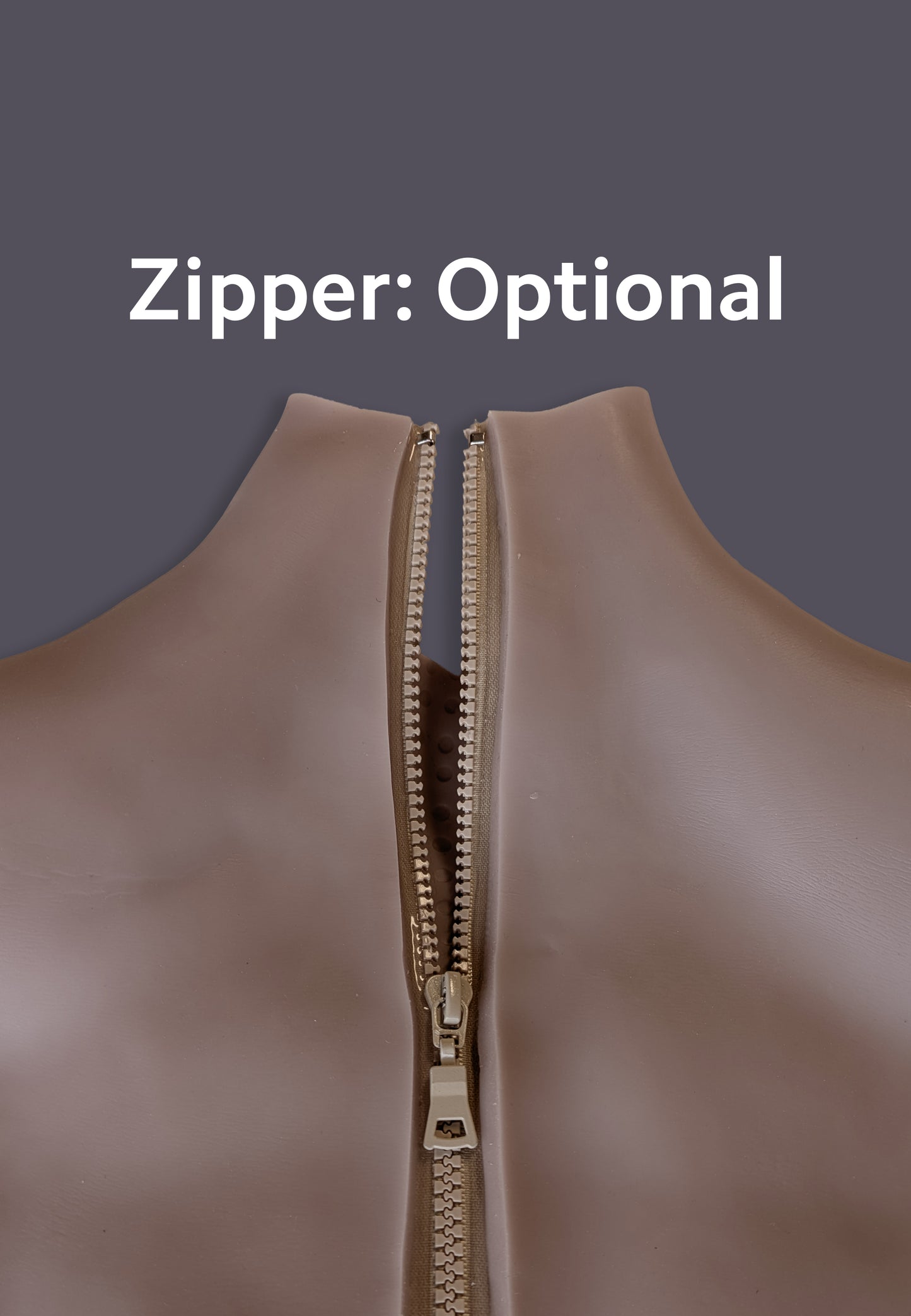 Silicone Torso Pecs and Abs vanilla