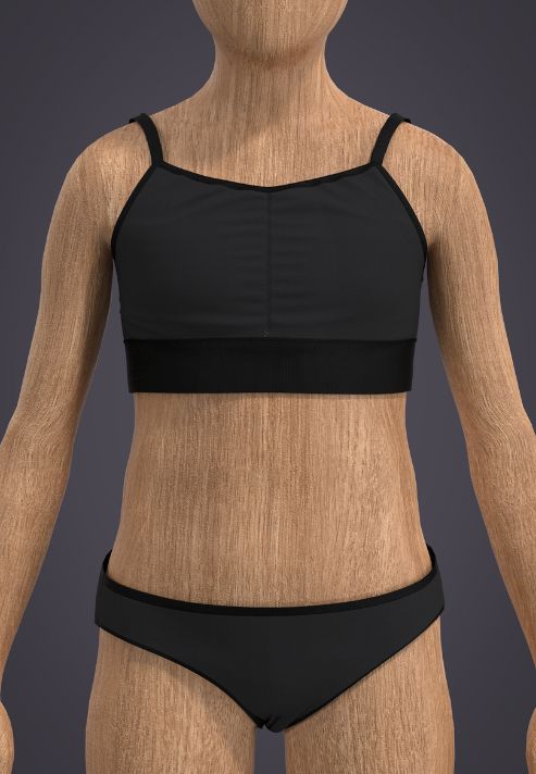 Bra Top schwarz