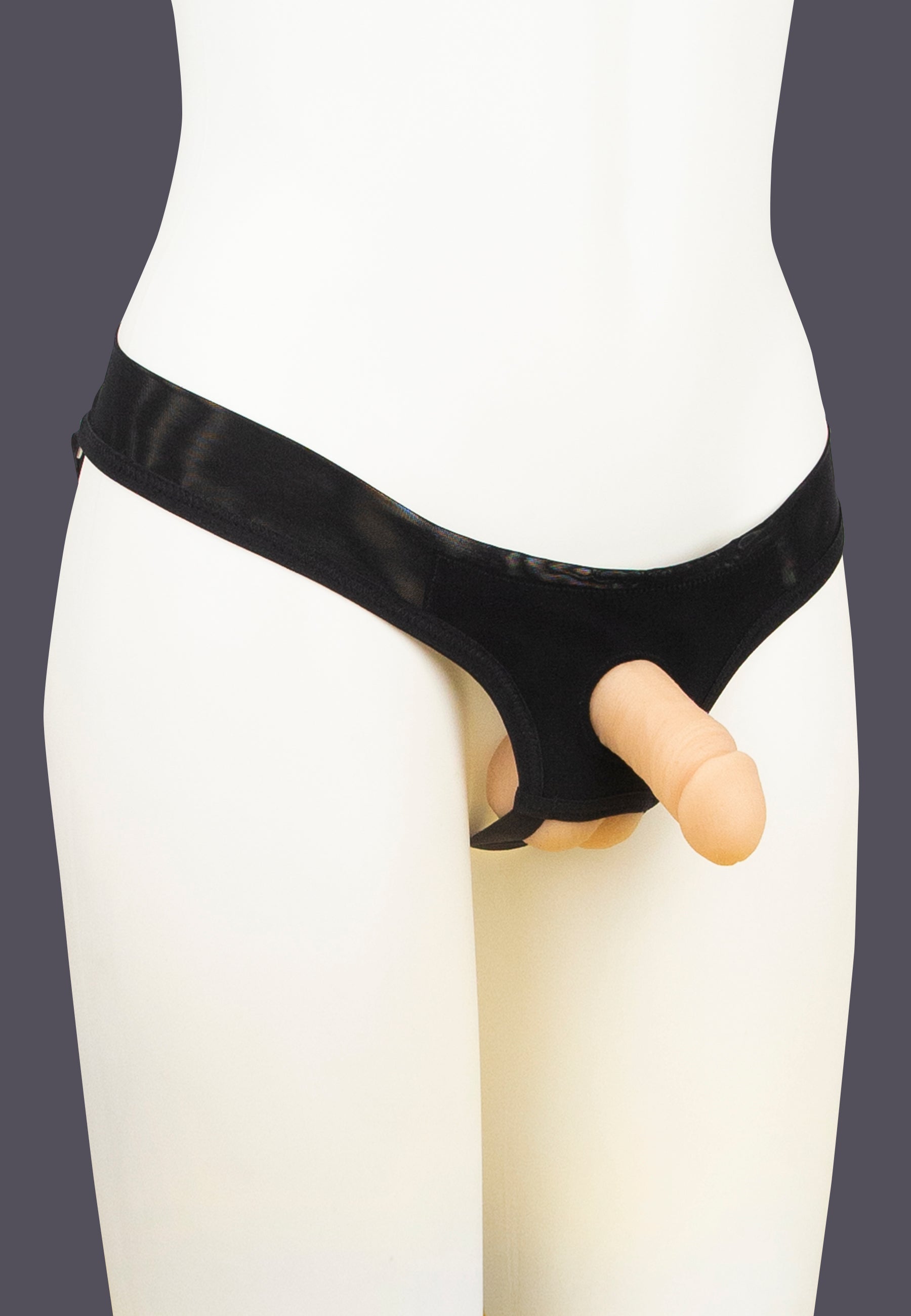 Harness black, with the Mister Limpy size Small