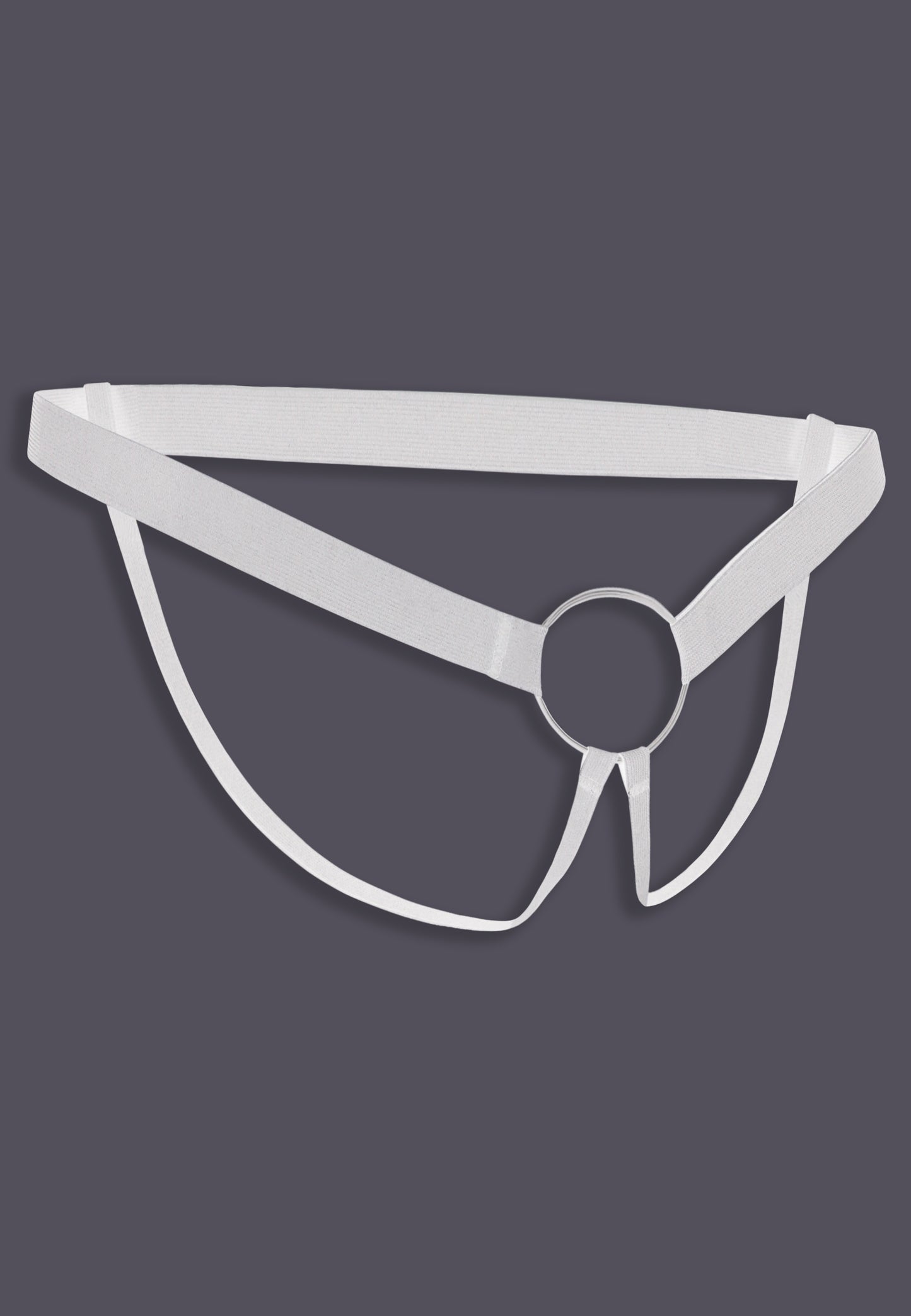 Harness Ring white, side right view