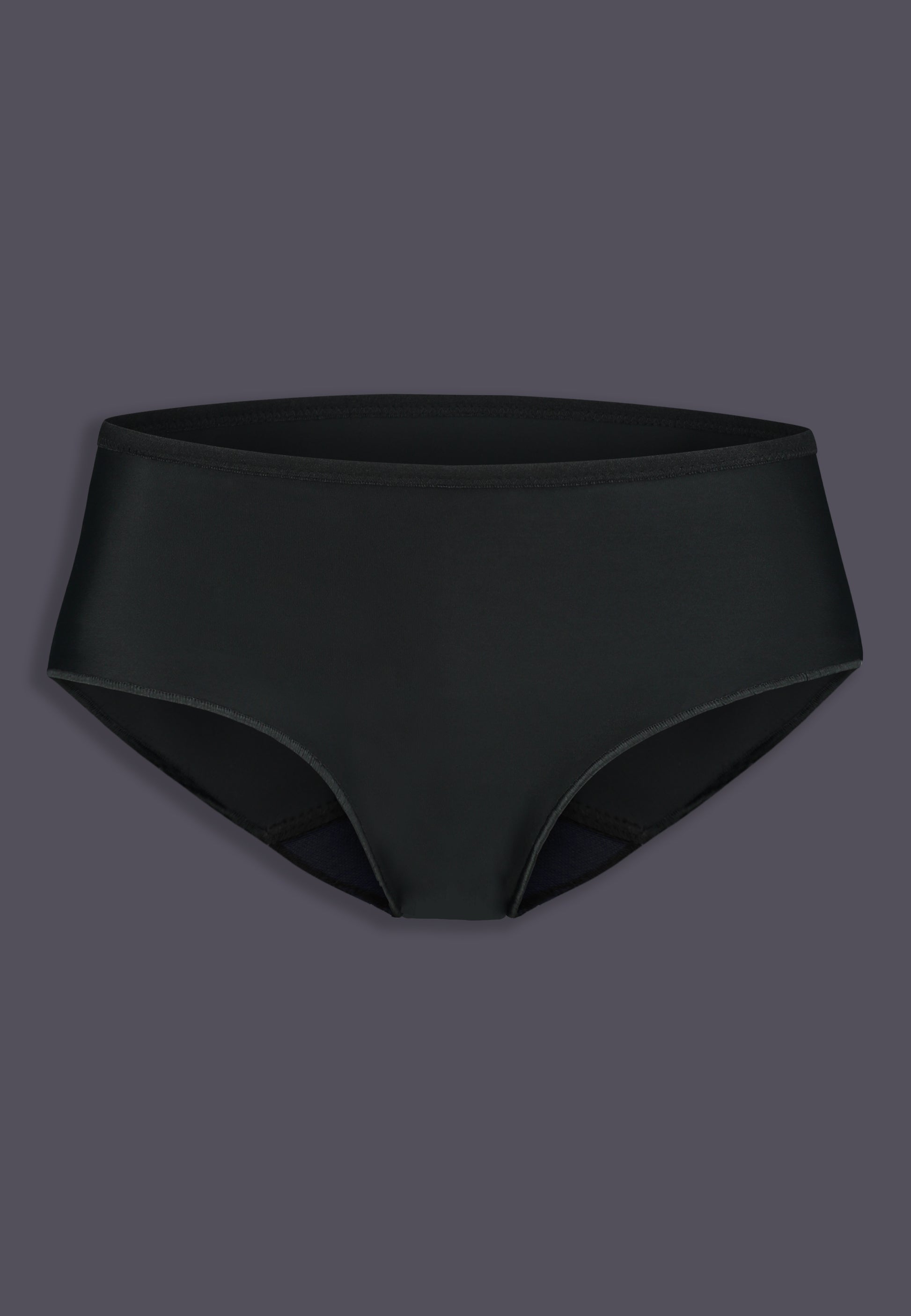 Slip Kim black, front view