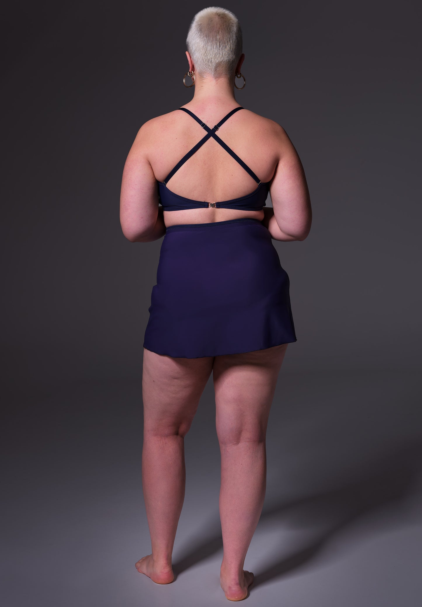 UNTAG Swim Skirt dark blue tucking MtF swimwear transdark blue