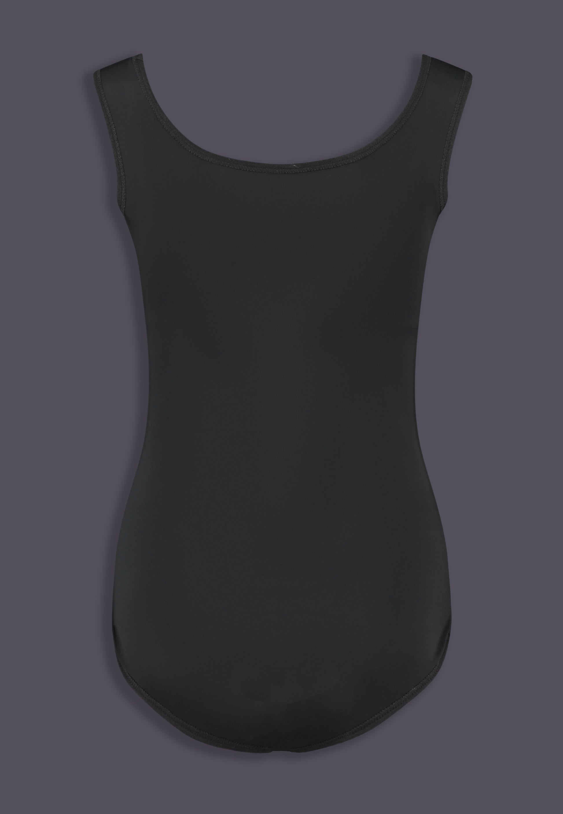 Swimsuit black, back view of the product, designed by UNTAG