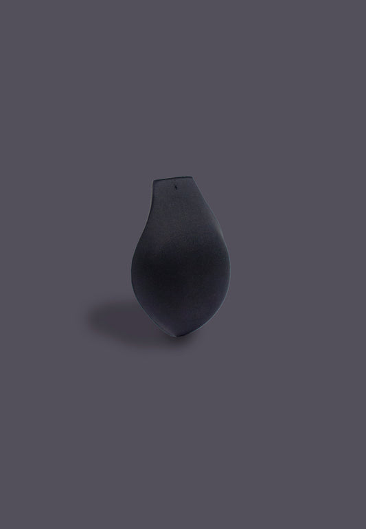 Foam Penis Padding black front view of the padding
