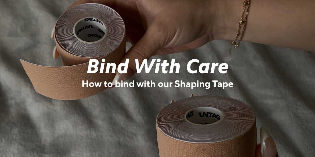 How to: binding with UNTAG's Shaping Tape