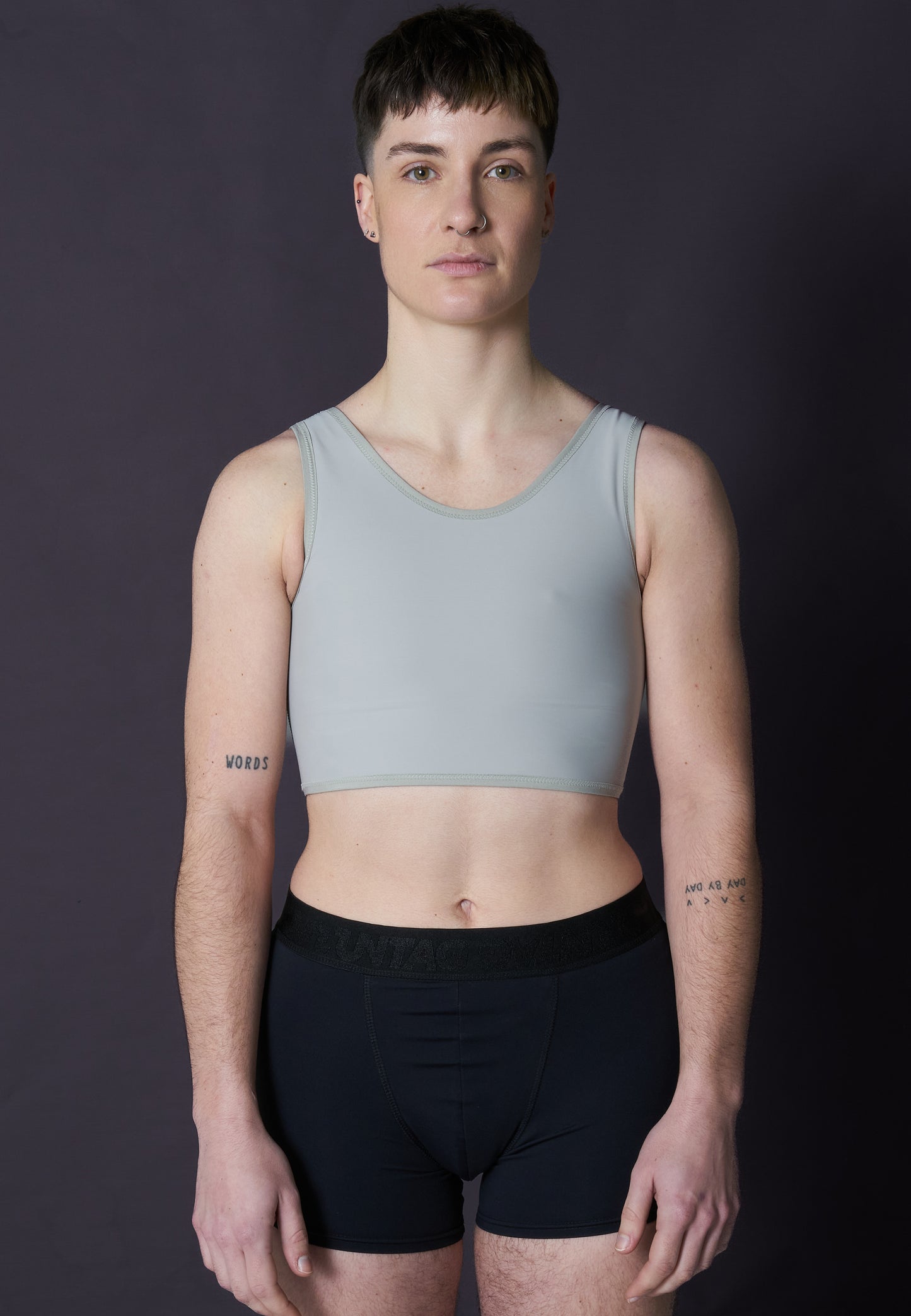 Gym Binder Extra Fort gris