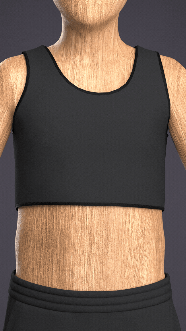Short Binder zwart