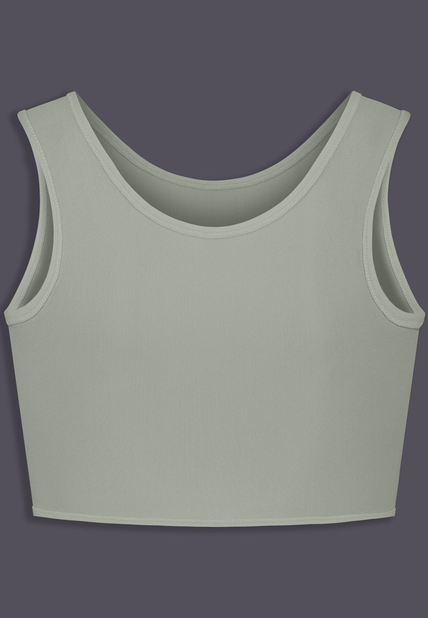 Binder Corto mesh | Color gris paloma