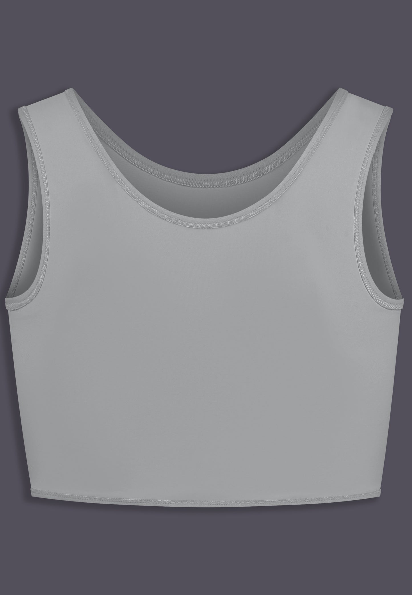 UNTAG FtM Trans Masc Non Binary chest binder cosplay short binder extra strong grey back product