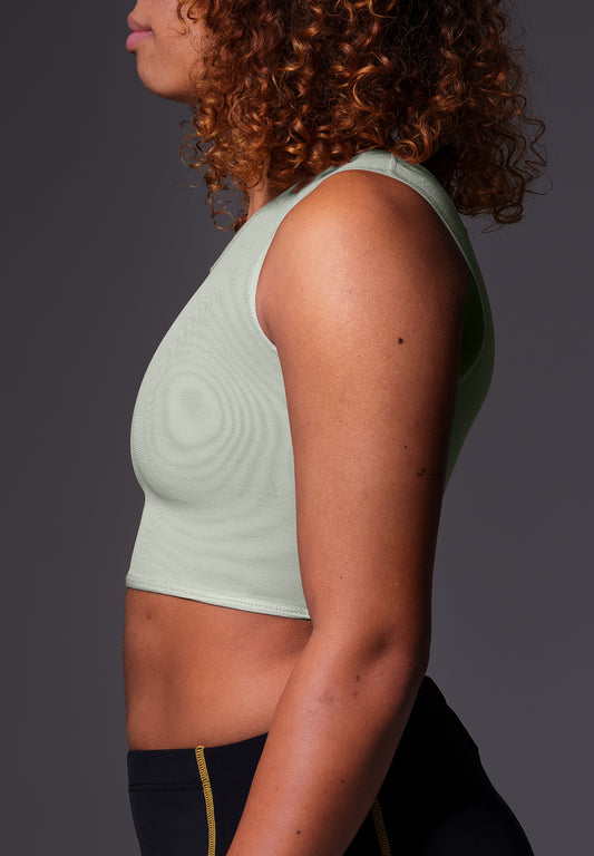 Binder Corto mesh | Color gris paloma