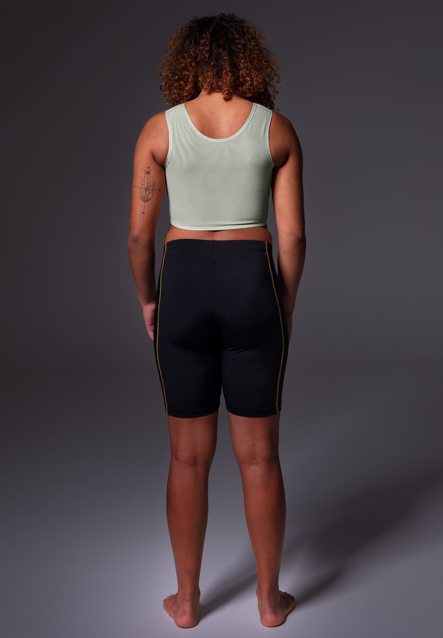 Binder Corto mesh | Color gris paloma