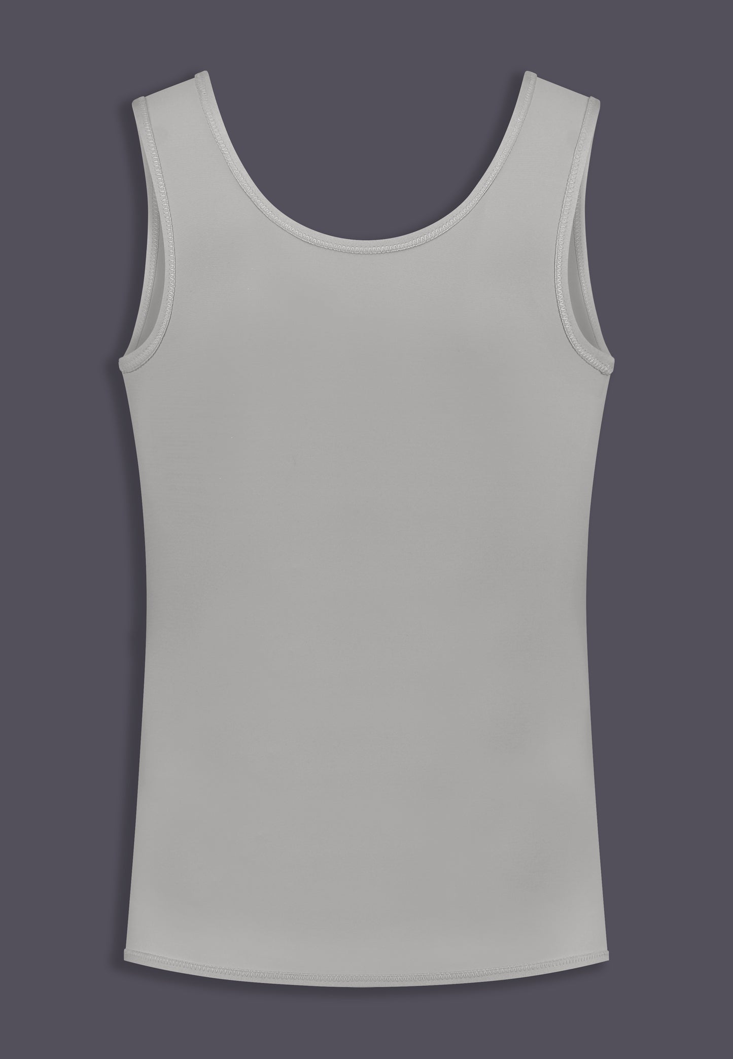 UNTAG FtM Long Shirt chest binder grey trans masc product back