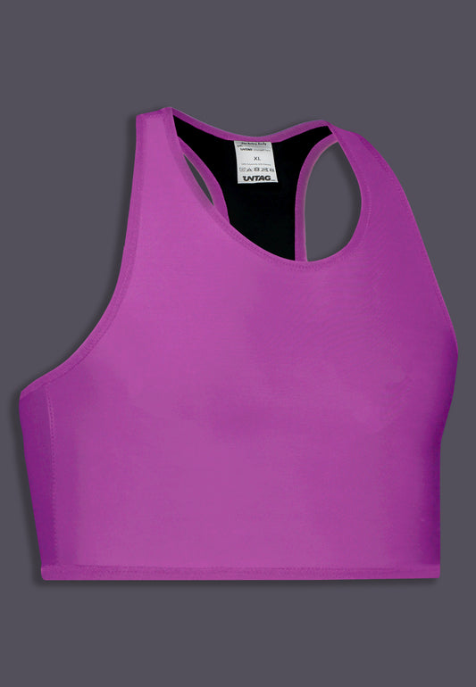 Side view of the Tank Binder Reversible raspberry