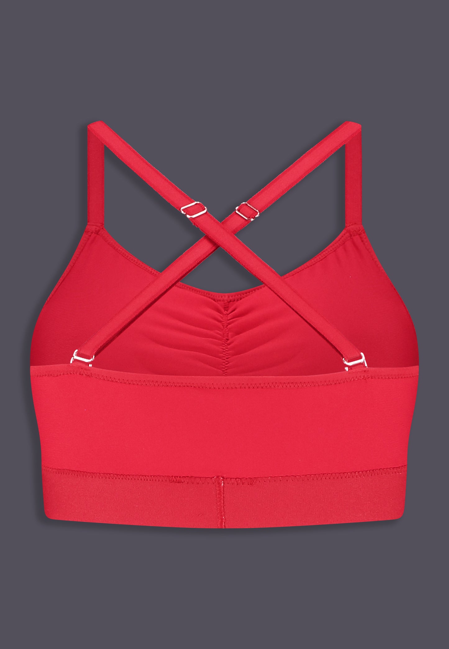 UNTAG MtF trans femme bra top prosthetic underwear bralette red - product back