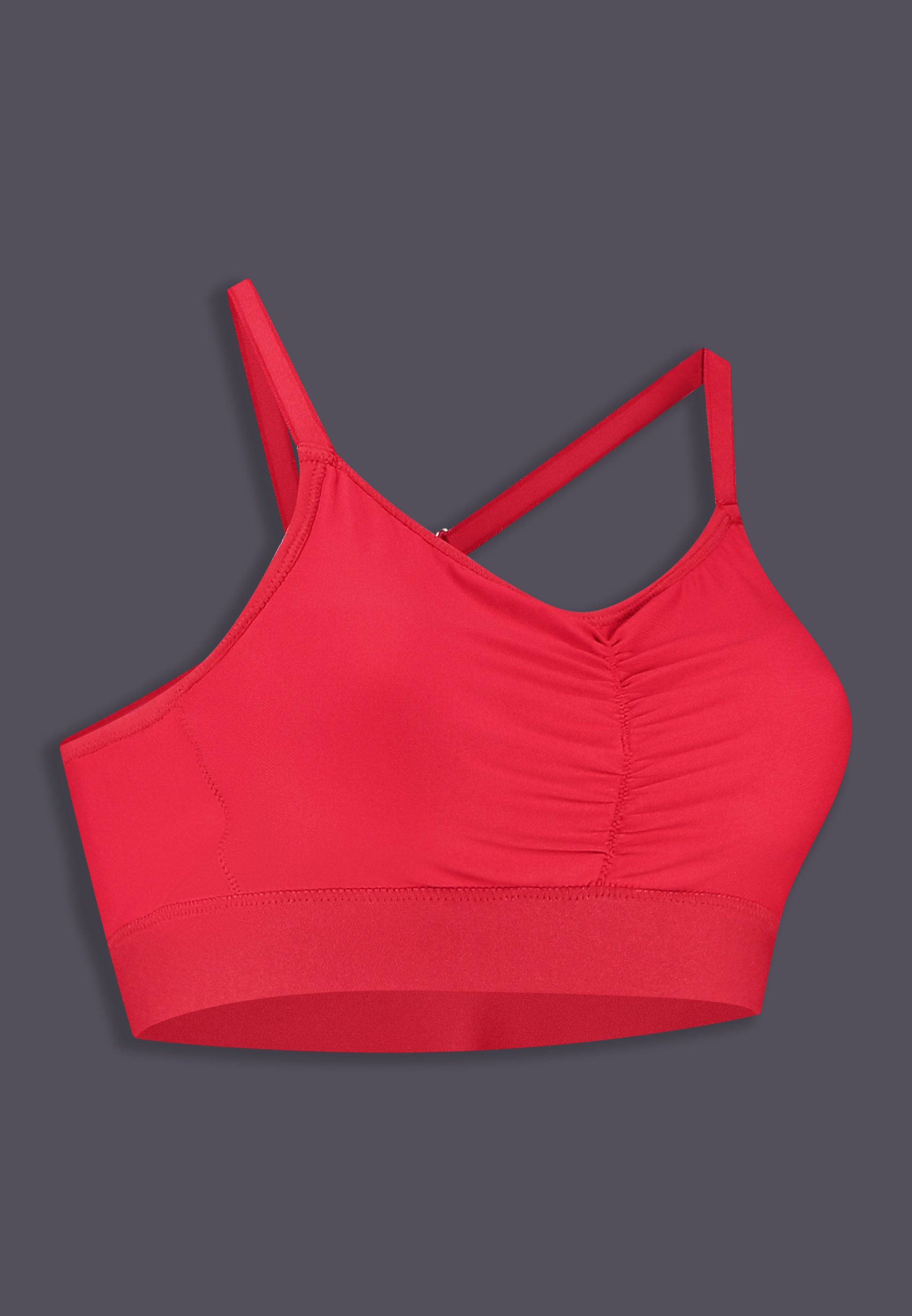 UNTAG MtF trans femme bra top prosthetic underwear bralette red - product side
