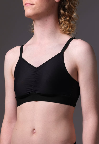 【yo BIOTOP】cropped bare bra top Black 0 e BIOTOP | BIOTOP - ビオトープ -