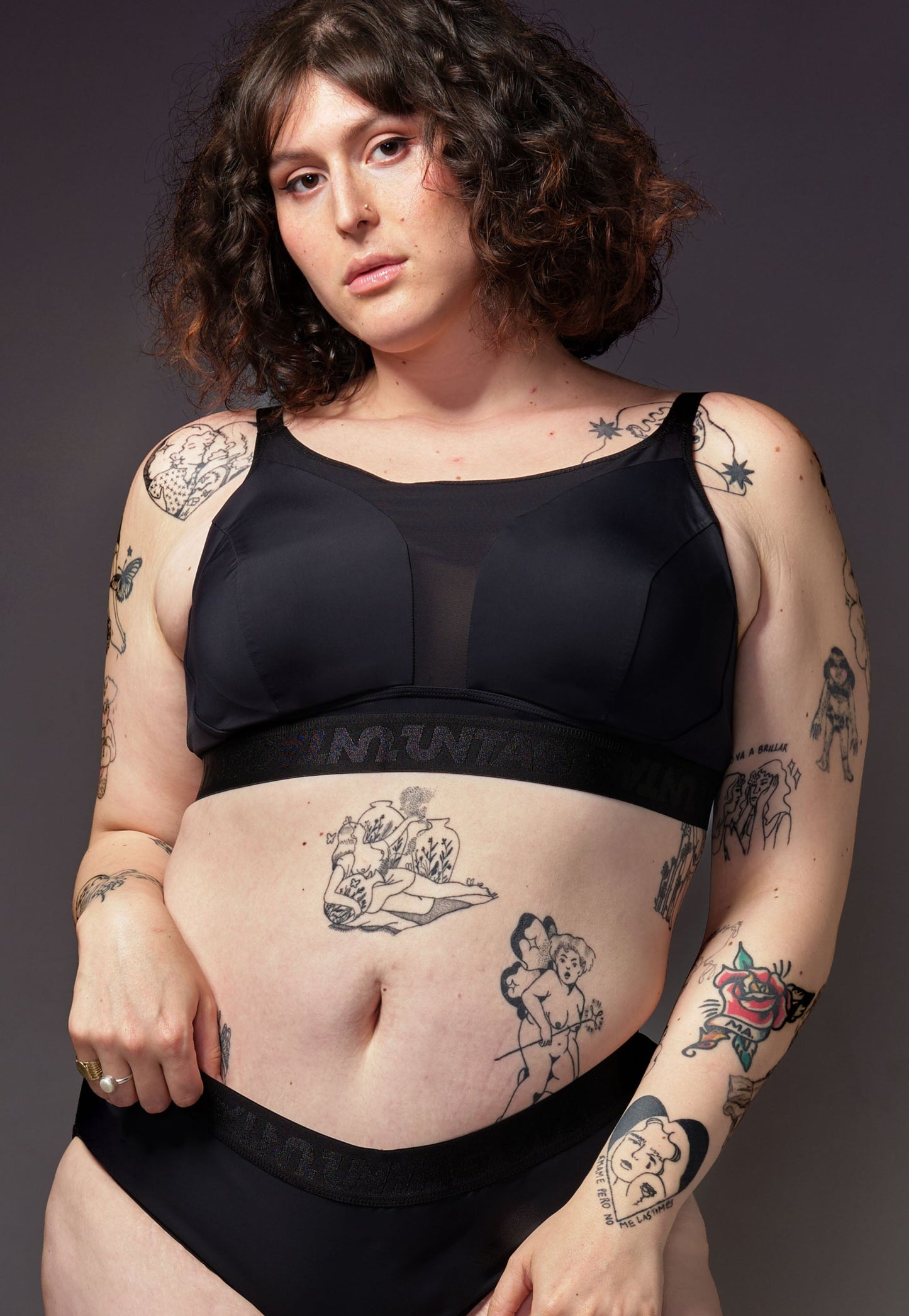 UNTAG Signature Bralette top for prosthetics MtF trans fashion black