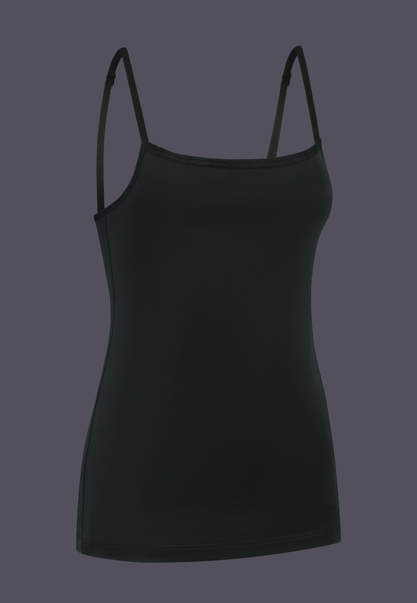 UNTAG MtF contouring cami top black trans femme breast prostheses top product side
