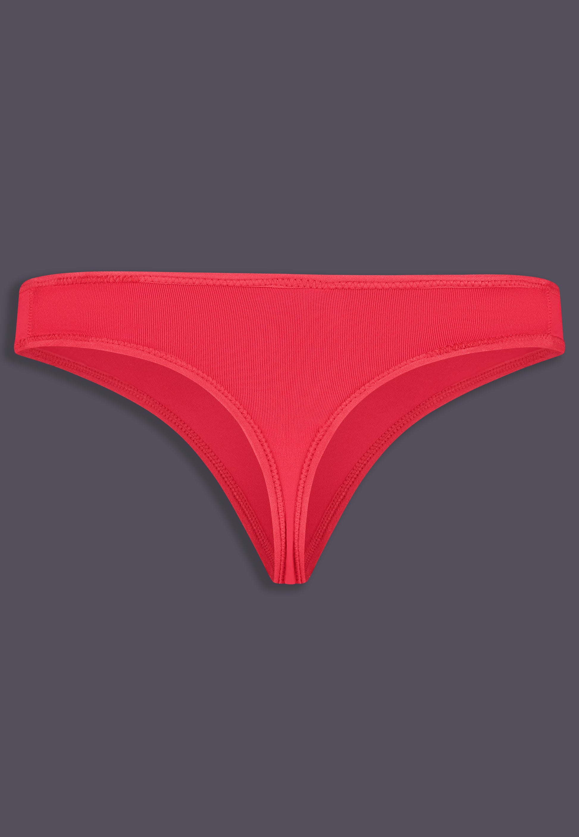 UNTAG MtF trans femme tucking underwear panties thong tanga red - product back